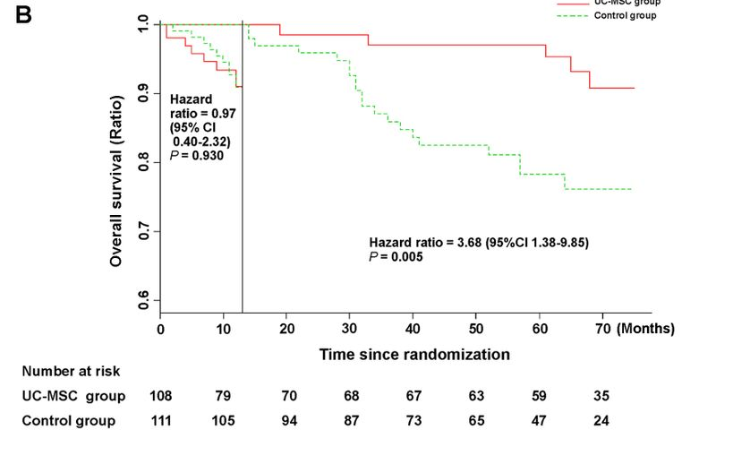 間充質(zhì)干細(xì)胞顯著改善了失代償性肝硬化的肝功能及長(zhǎng)期生存率