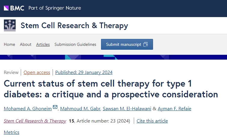 干細(xì)胞治療1型糖尿病的現(xiàn)狀：我們未來期盼什么？
