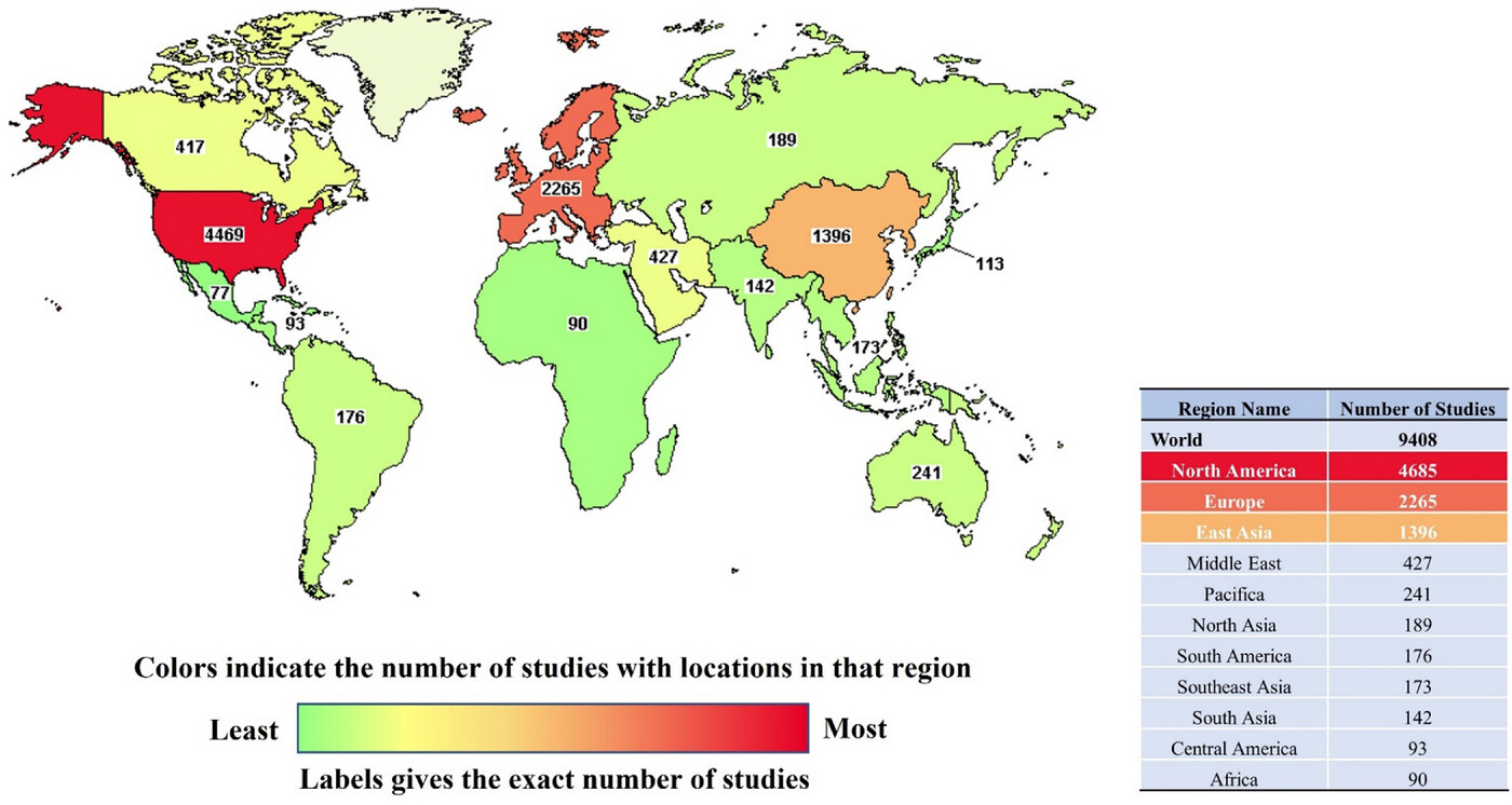 圖2：截至2022年，在ClinicalTrials.gov上注冊(cè)的干細(xì)胞治療 (SCT) 臨床試驗(yàn)數(shù)量。