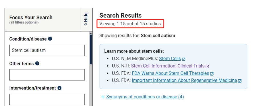 干細(xì)胞治療自閉癥的臨床研究進(jìn)展 干細(xì)胞治療自閉癥的臨床研究進(jìn)展