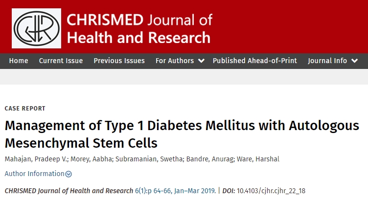 自體間充質干細胞治療1型糖尿病