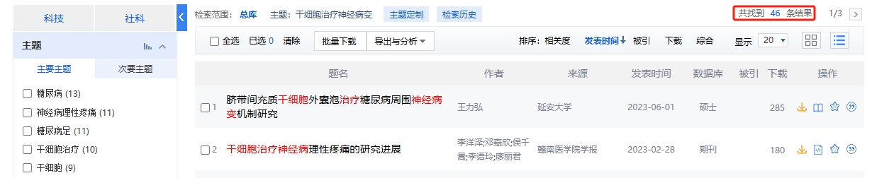 干細胞治療神經(jīng)病變的臨床研究進展