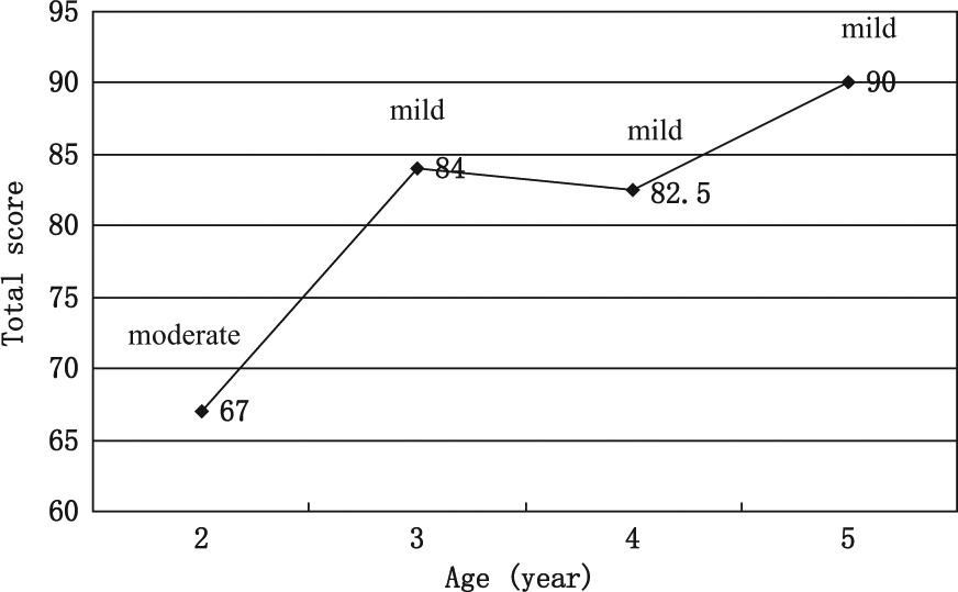 圖4.綜合功能評估總分。 圖4.綜合功能評估總分。