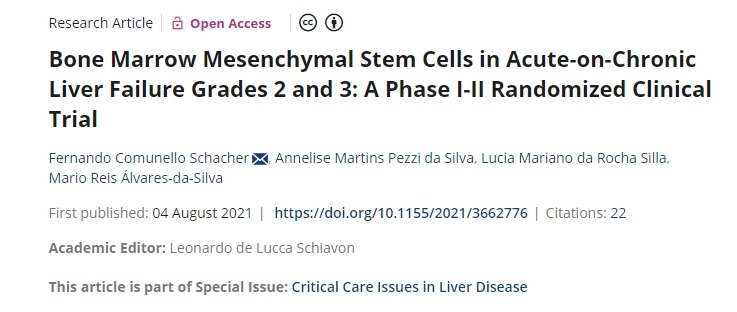 骨髓間充質干細胞在 2 級和 3 級急性慢性肝衰竭中的應用：I-II 期隨機臨床試驗