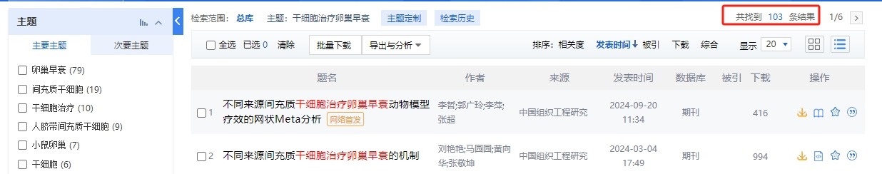 干細(xì)胞治療卵巢早衰臨床研究進(jìn)展 干細(xì)胞治療卵巢早衰臨床研究進(jìn)展