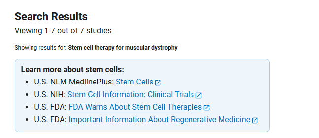 干細(xì)胞治療肌萎縮側(cè)索硬化癥肌肉萎縮癥的臨床研究項目有7項。其中已完成的有1項。