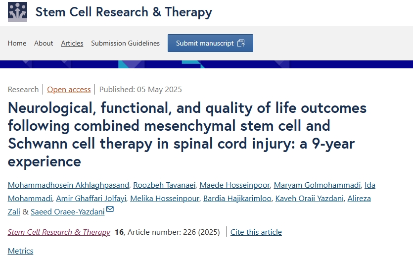 間充質(zhì)干細(xì)胞和許旺細(xì)胞聯(lián)合療法治療脊髓損傷后的神經(jīng)、功能和生活質(zhì)量:9年經(jīng)驗 間充質(zhì)干細(xì)胞和許旺細(xì)胞聯(lián)合療法治療脊髓損傷后的神經(jīng)、功能和生活質(zhì)量:9年經(jīng)驗