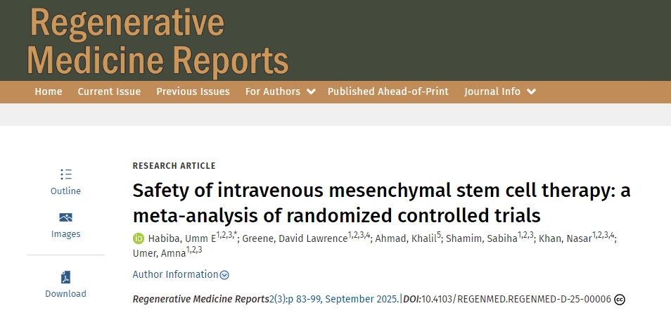 靜脈間充質(zhì)干細(xì)胞治療的安全性：隨機對照試驗的薈萃分析