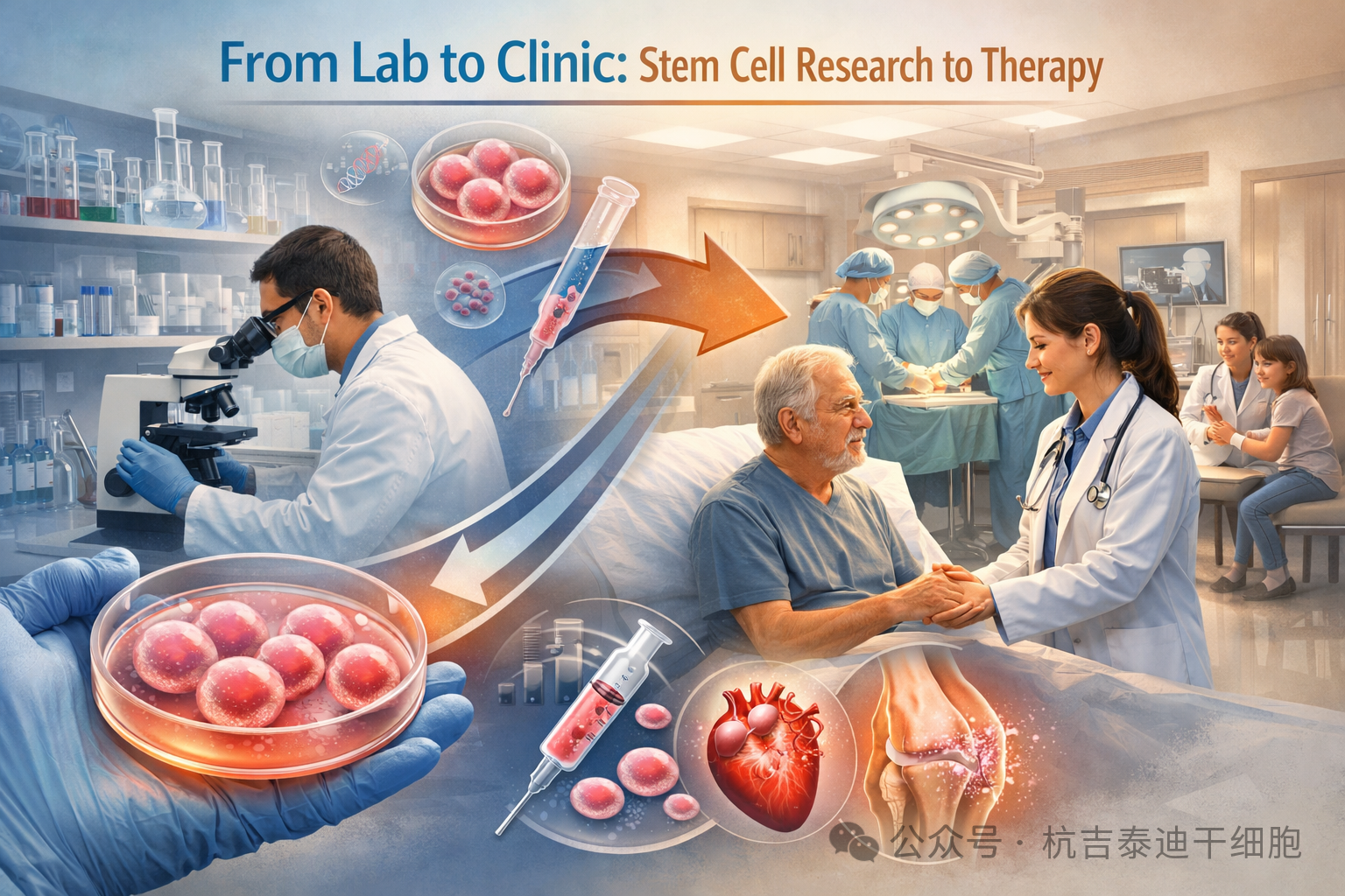 從實(shí)驗(yàn)室到臨床:干細(xì)胞研究如何轉(zhuǎn)化為治療 從實(shí)驗(yàn)室到臨床:干細(xì)胞研究如何轉(zhuǎn)化為治療